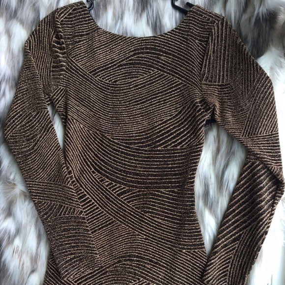 Glittery Bodycon Dress - Picture 4 of 7